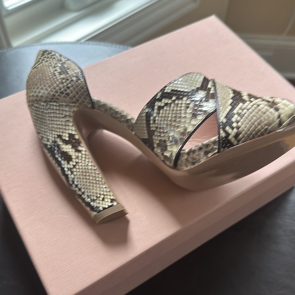 Miu Miu snake leather pumps, side 40 - Picture 2 of 4